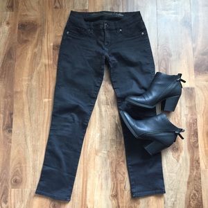 Express Black Stretch Cropped Jean